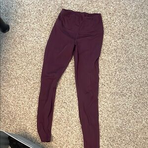 Purple High-Waisted Leggings